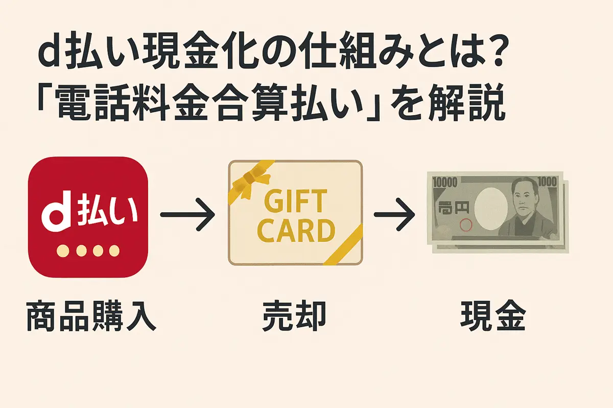 d払い現金化の仕組み